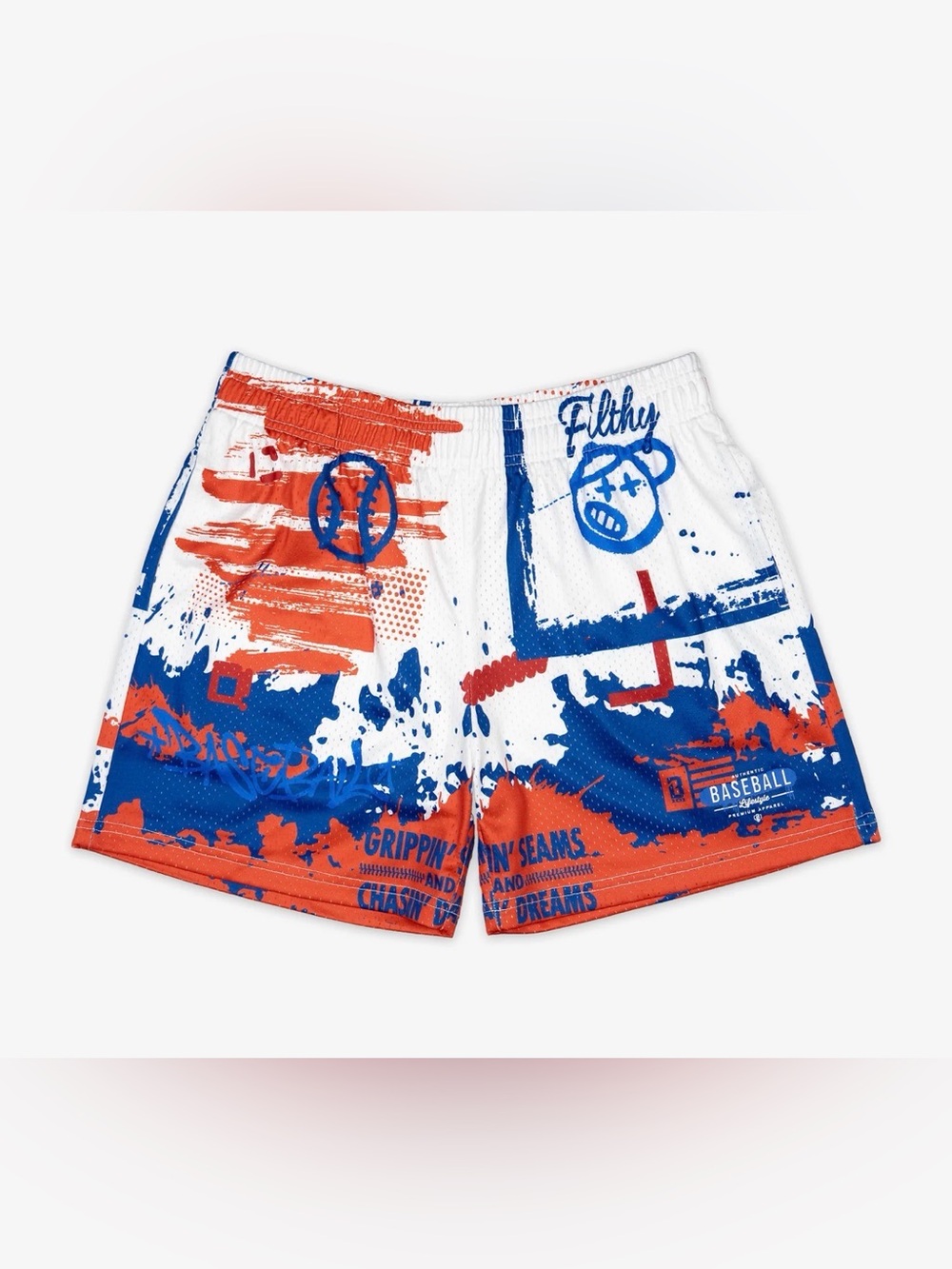 Baseball Lifestyle 101 Graffiti Shorts - USA